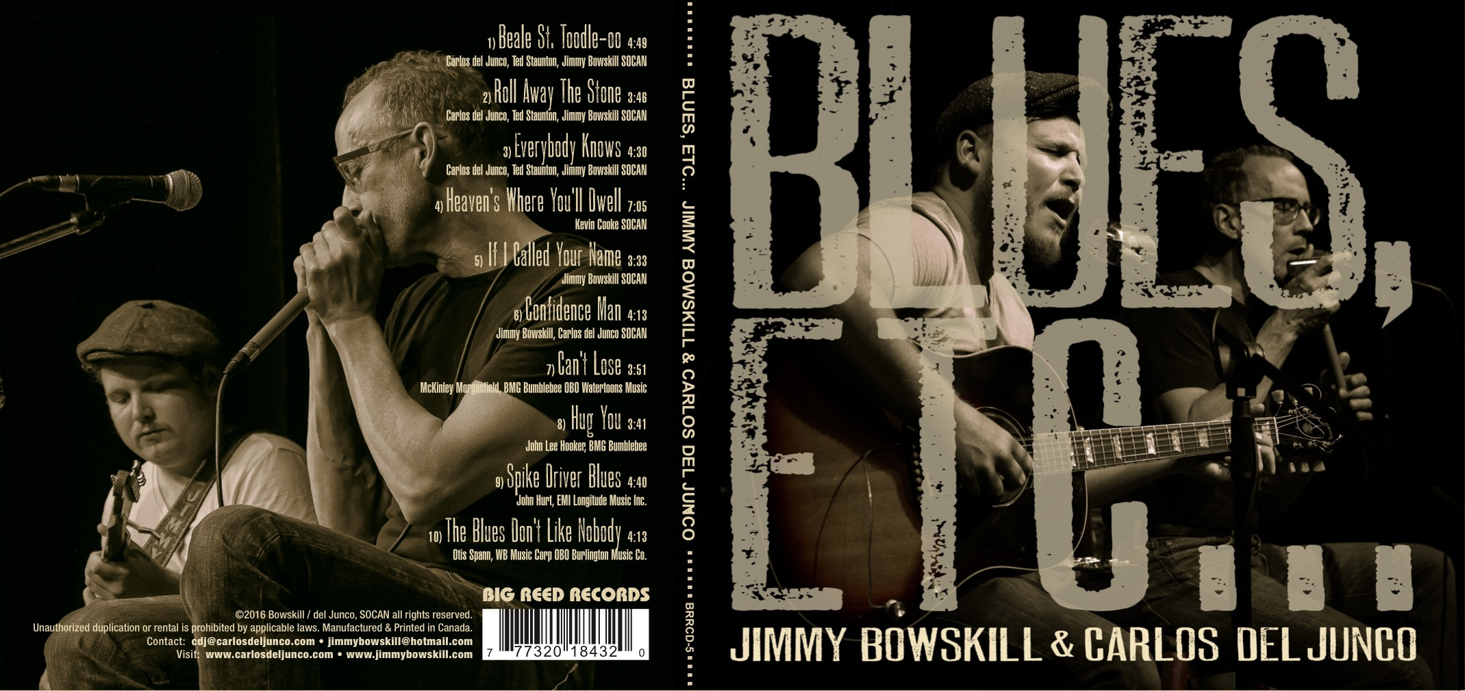 UbuntuFM | Jimmy Bowskill & Carlos Del Junco | Blues Etc... 