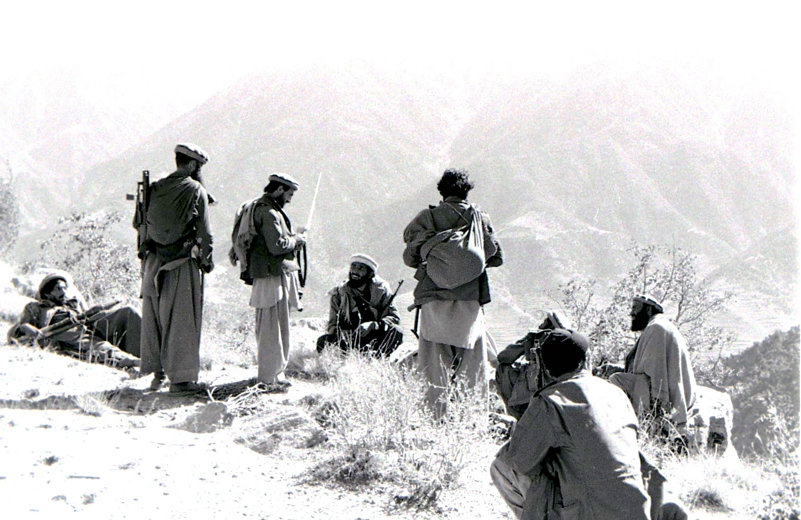 Jan. 1, 1987: Mujahideen in Kunar, Afghanistan. (erwinlux, Flickr, CC BY-SA 3.0, Wikimedia Commons)