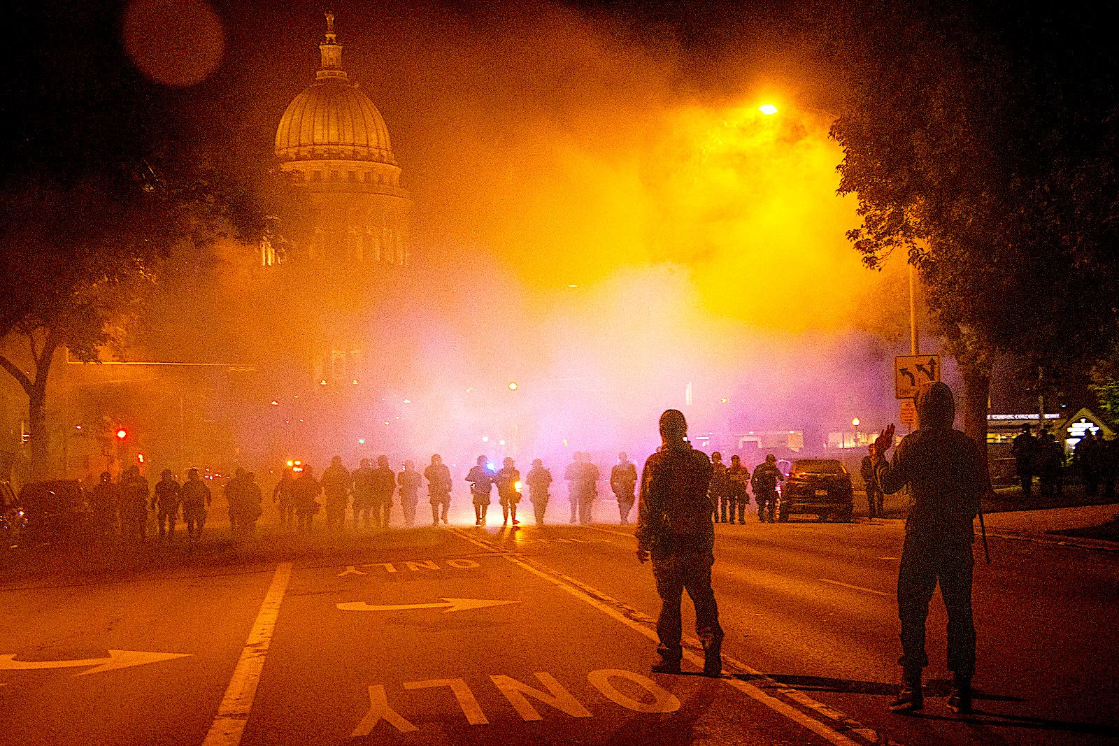 George Floyd Protest in Madison, Wisconsin, May 31, 2020.