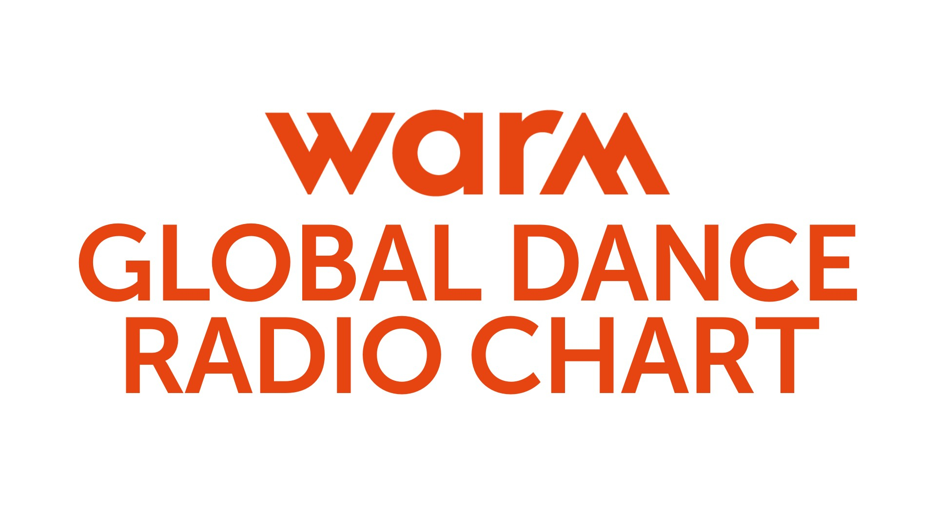 WARM Global Dance Radio Chart