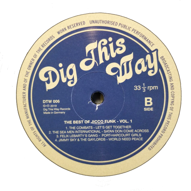 Best of Jicco Funk Volume 1 label